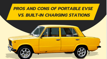 Pros and Cons of Portable EVSE vs. Built-in Charging Stations for Electric Vehicles